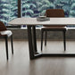 Industrial Sintered Stone Top Table Rectangle Table with Trestle Base Clearhalo ' dining_table' 'Dining Tables & Seating' 'Dining Tables' 'furn' 'furn_dining_table' 'Furniture' 'furniture_dining_table' 'Kitchen & Dining Furniture' 'kitchen&dining_furn' 'kitchen' 'kitchen_dining_table' 1200x1200_dc501265-7904-4eae-980b-7edc87f61246