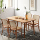 Nordic Style Armless Open Back Chairs for Home Wood Legs Dining Side Chairs Clearhalo 'Dining Chairs' 'Dining Tables & Seating' 'dining_chair' 'furn' 'furn_dining_chair' 'Furniture' 'furniture_dining_chair' 'Kitchen & Dining Furniture' 1200x1200_dc50496c-5463-4832-8f40-80465f20304a