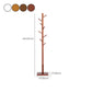 Árbol de pasillo de 69 "de altura With Hooks Hall Stand Modern Wood Courper de madera maciza
