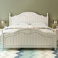 French Country Panel Bed Wood White Bed Frame with Arched Headboard Clearhalo 'Bedroom Furniture' 'Beds' 'furn' 'furn_beds' 'Furniture' 1200x1200_dc52d0fd-5ff2-4fc6-a31c-ae3eb1213cff