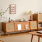 Scandinavian Enclosed Storage TV Stand Pine TV Media Console with Storage Clearhalo 'furn' 'furn_tv_stands_entertainment_centers' 'Furniture' 'Living Room Furniture' 'TV Stands & Entertainment Centers' 'TV Stands & Media Storage Furniture' 'tv_stands_entertainment_centers' 1200x1200_dc541818-b8ee-4119-bc90-e349eae450e3