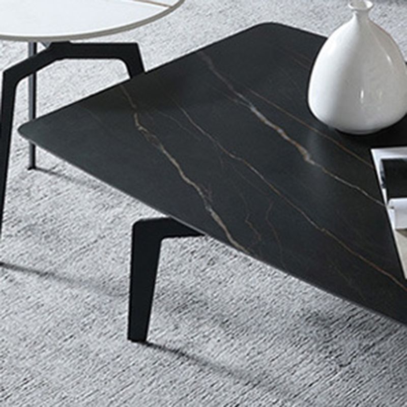 4 pieds 1 table basse simple Table de cocktail en métal de 16,14 po de hauteur