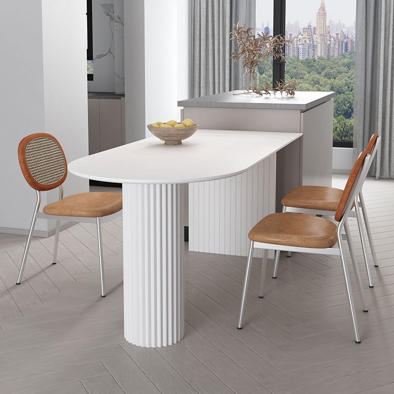 Dining Room Kitchen Table Modern Oval Solid Wood Double Pedestal Table Clearhalo 'Dining Tables & Seating' 'Dining Tables' 'dining_table' 'furn' 'furn_dining_table' 'Furniture' 'furniture_dining_table' 'Kitchen & Dining Furniture' 'kitchen' 'kitchen_dining_table' 1200x1200_dc58ff25-048e-42ec-9bab-6579af60e46d