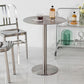 Industrial Dining Table Stainless Steel Table with Pedestal Base for Kitchen Clearhalo ' dining_table' 'Dining Tables & Seating' 'Dining Tables' 'furn' 'furn_dining_table' 'Furniture' 'furniture_dining_table' 'Kitchen & Dining Furniture' 'kitchen&dining_furn' 'kitchen' 'kitchen_dining_table' 1200x1200_dc5a52f8-bf6e-42aa-9aff-0151ef92c1d6