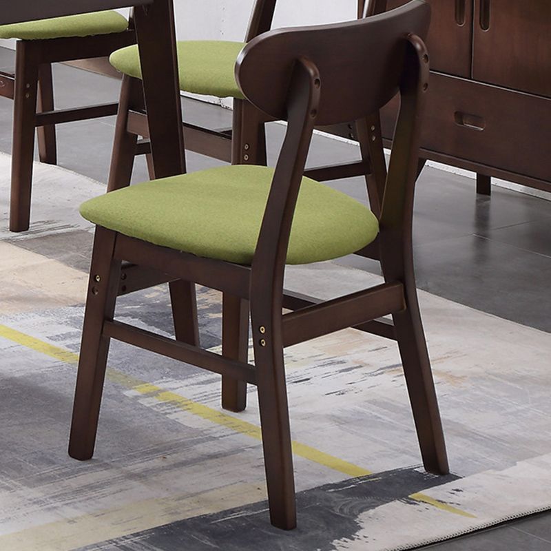 Traditionnelle 1/2/5/6 Pièces meubles en bois massif Rectangle Table à manger en marron