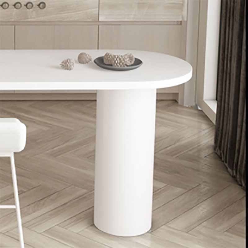Irregular Shape Solid Wood Table for Restaurant Modern Island Table with Double Pedestal Clearhalo 'Dining Tables & Seating' 'Dining Tables' 'dining_table' 'furn' 'furn_dining_table' 'Furniture' 'furniture_dining_table' 'Kitchen & Dining Furniture' 'kitchen' 'kitchen_dining_table' 1200x1200_dc5d33b8-6713-4ae5-ae06-f2a0a1fd9252