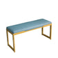 Contemporary Upholstered Seating Bench Bedroom Ottoman Bench in Blue with Legs Clearhalo 'Benches' 'Chairs & Seating' 'furn' 'furn_benches' 'Furniture' 'Living Room Furniture' 1200x1200_dc5d9862-cb51-48b4-b5d3-dba711ea4da9