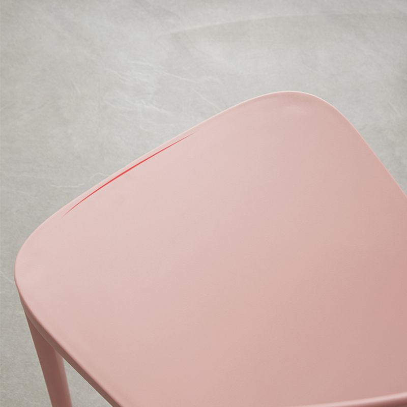 Scandinavian Plastic Armless Chair Indoor-Outdoor Open Back Chair Clearhalo 'Dining Chairs' 'Dining Tables & Seating' 'dining_chair' 'furn' 'furn_dining_chair' 'Furniture' 'furniture_dining_chair' 'Kitchen & Dining Furniture' 1200x1200_dc613de6-dd02-4a69-99bf-71cc5d62e690