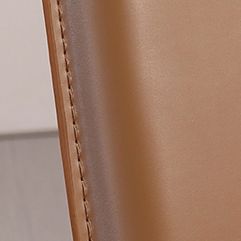 Faux Leather Dining Chair Contemporary Side Dining Chairs for Home