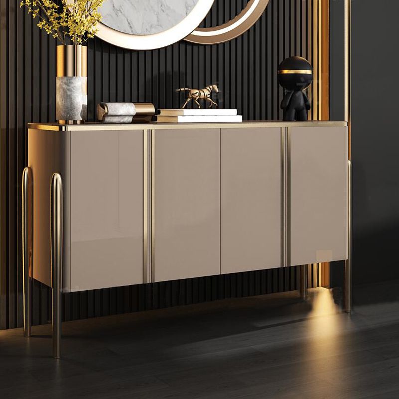 Steinbuffet Sideboard zeitgemäßes Stil -Essbuffet mit Schränken