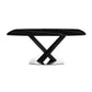 Industrial Style Rectangle Dining Table Sintered Stone Table with Metal Leg for Home Clearhalo 'Dining Tables & Seating' 'Dining Tables' 'dining_table' 'furn' 'furn_dining_table' 'Furniture' 'Kitchen & Dining Furniture' 1200x1200_dc6e2c09-e1ce-4eb2-bdb1-1e7d583cf0a2