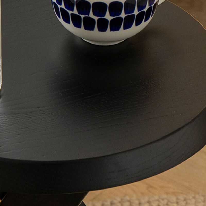 Solid Wood 3 Legs Side Table Modern Dia 12" 2-Piece End Tables Set Clearhalo 'Coffee & Accent Tables' 'End & Side Tables' 'end_side_tables' 'furn' 'furn_end_side_tables' 'Furniture' 'Living Room Furniture' 1200x1200_dc6ef3b8-5751-410a-b748-07623bfc9c95