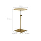 Stainless Steel Pedestal Cocktail Table Round/ Square Top Coffee Table Clearhalo 'Coffee & Accent Tables' 'Coffee Tables' 'coffee_tables' 'furn' 'furn_coffee_tables' 'Furniture' 'Living Room Furniture' 1200x1200_dc70b324-fab6-4256-9098-a6abc1391b18