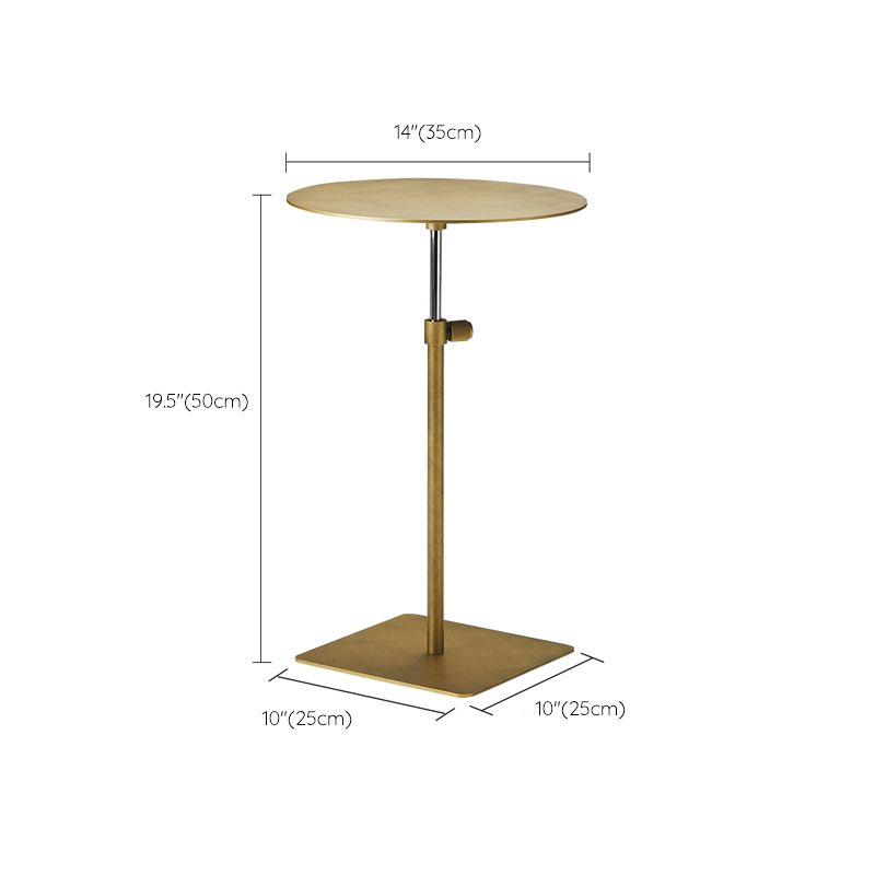 Stainless Steel Pedestal Cocktail Table Round/ Square Top Coffee Table Clearhalo 'Coffee & Accent Tables' 'Coffee Tables' 'coffee_tables' 'furn' 'furn_coffee_tables' 'Furniture' 'Living Room Furniture' 1200x1200_dc70b324-fab6-4256-9098-a6abc1391b18
