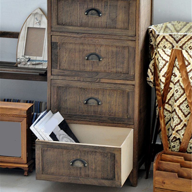 11,7-inch W Coastal opbergkast dressoir vaste houten opbergkast