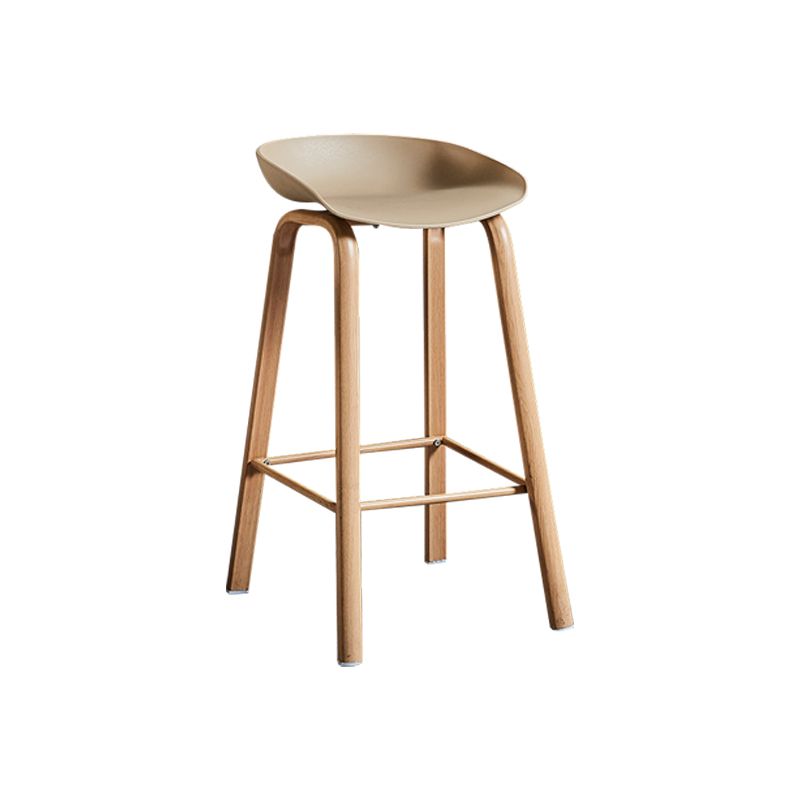 Scandinavian Style Bar-stool Metal Legs Counter Stool with Plastic Seat (set of 4) Clearhalo 'Bar Furniture' 'Bar Stools' 'bar_stools' 'furn' 'furn_bar_stools' 'furniture_bar_stools' 'Kitchen & Dining Furniture' 'kitchen&dining_furn' 'kitchen' 'kitchen_furn' Furniture' 1200x1200_dc722483-44fa-4fe4-b957-6ad68fdbd3be