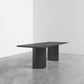 Rectangle Double Pedestal Modern Table Black Fixed Table of Pinewood Solid Wood Clearhalo ' dining_table' 'Dining Tables & Seating' 'Dining Tables' 'furn' 'furn_dining_table' 'Furniture' 'furniture_dining_table' 'Kitchen & Dining Furniture' 'kitchen&dining_furn' 'kitchen' 'kitchen_dining_table' 1200x1200_dc7312a8-c7fd-4cfd-b14e-265b1a665198