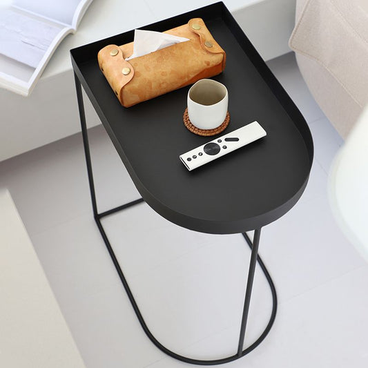 21.65 "Alto INDUSTRIAL Bundet Metal Accent Table Nightsanding