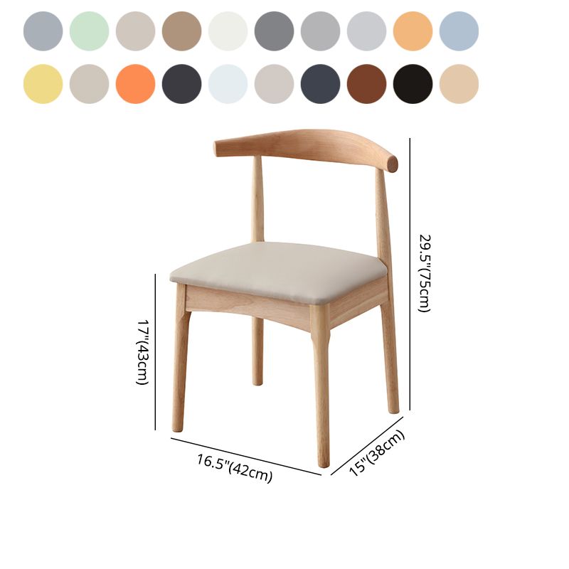Indoor Scandinavian Side Chair Upholstered Wood Open Back Dining Room Chair (Set of 2) Clearhalo ' kitchen&dining_furn' 'Dining Chairs' 'Dining Tables & Seating' 'dining_chair' 'furn' 'furn_dining_chair' 'Furniture' 'furniture_dining_chair' 'Kitchen & Dining Furniture' 'kitchen' 1200x1200_dc763287-8960-4669-a00c-e8f8d6446d18