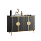 Technischer Holzbuffet Ständer mit Schränken Glam Buffet Sideboard