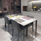 Industrial Sintered Stone Dining Table 4 Legs Solid Aluminum Base Rectangle Table for Home Clearhalo ' dining_table' 'Dining Tables & Seating' 'Dining Tables' 'furn' 'furn_dining_table' 'Furniture' 'furniture_dining_table' 'Kitchen & Dining Furniture' 'kitchen&dining_furn' 'kitchen' 'kitchen_dining_table' 1200x1200_dc7ce664-760d-4a98-92ff-02b492c395a2