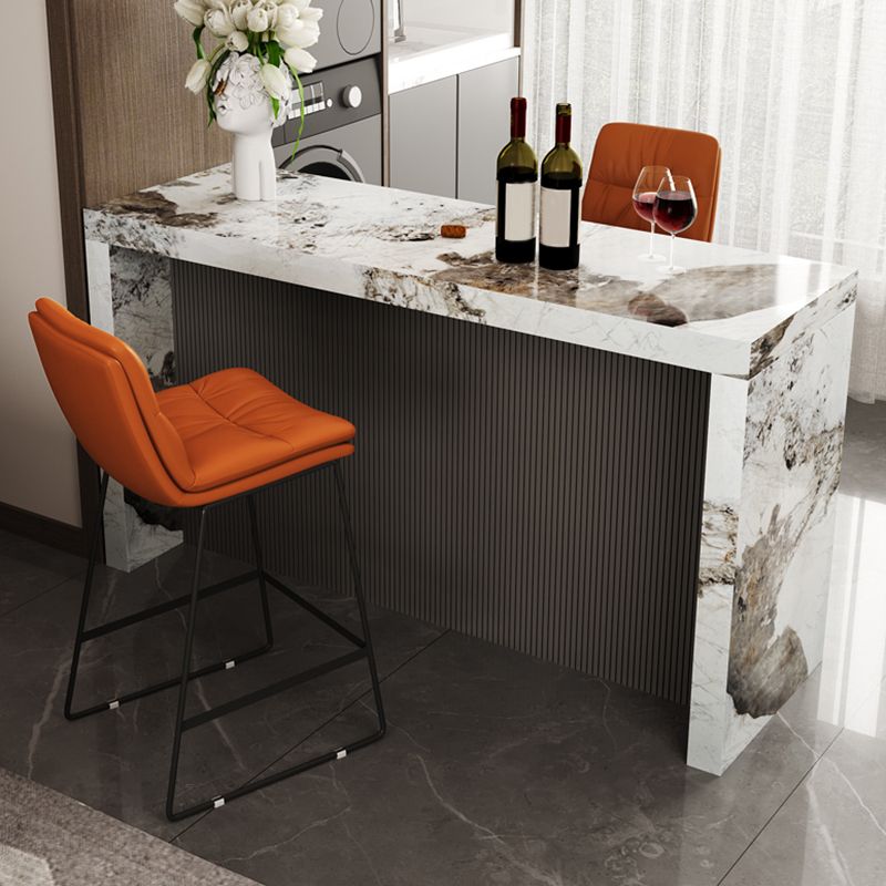 Modern Bistro Bar Table Sintered Stone Bar Table for Living Room Clearhalo 'Bar Furniture' 'Bar Tables' 'bar_tables' 'furn' 'furn_bar_tables' 'Furniture' 'Kitchen & Dining Furniture' 1200x1200_dc8014f9-584e-435e-8f87-692d43b75782