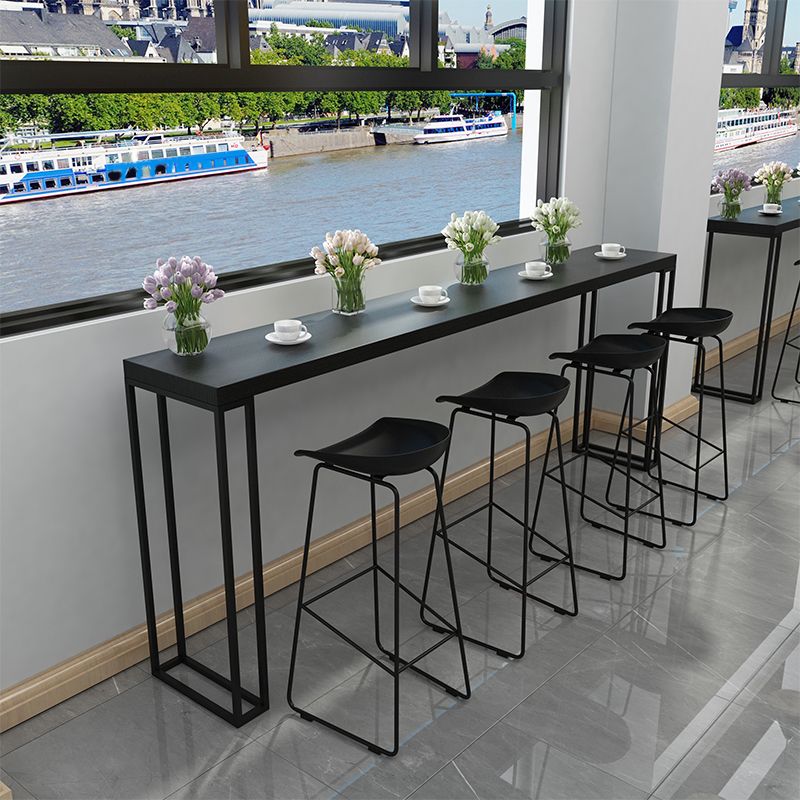 Industrial Bar Stool and Table Set Black 1/2/5 Pieces Pub Dining Set Clearhalo 'Bar Furniture' 'furn' 'furn_home_bar_bar_sets' 'Furniture' 'Home Bars & Bar Sets' 'home_bar_bar_sets' 'Kitchen & Dining Furniture' 1200x1200_dc825adc-2c6a-4f41-b549-d0b214ad0630