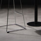 Tabouret de bar sans bras de tabouret de comptoir en plastique industriel pour le salon