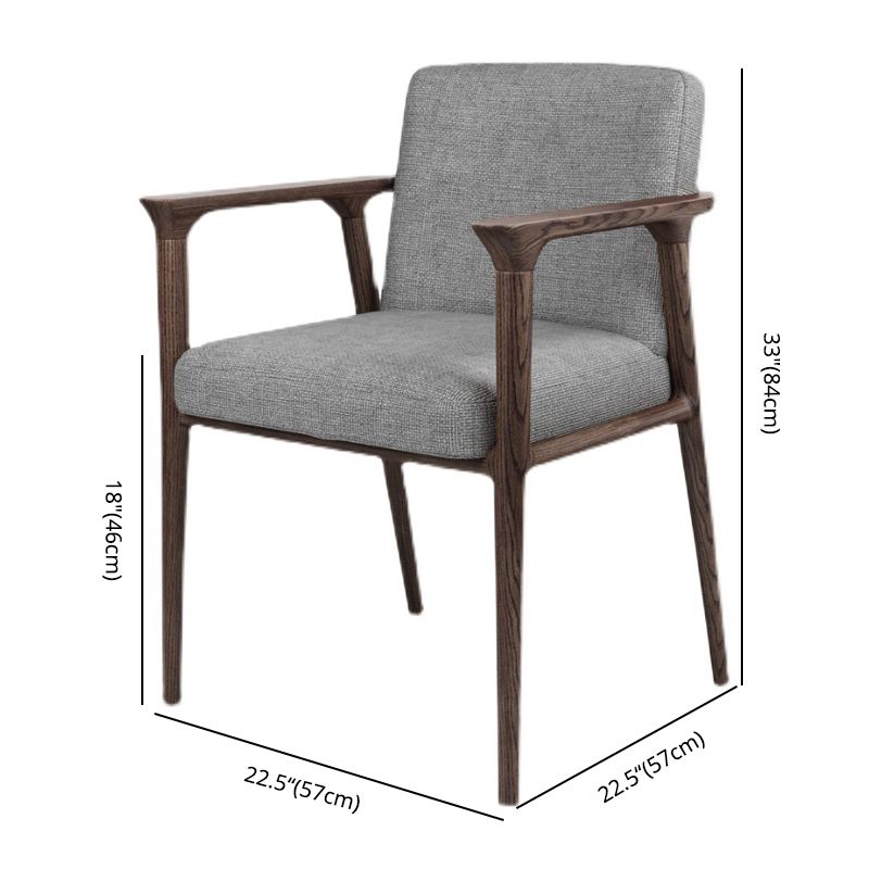 Traditional Style Ash Wood Chairs Solid Back Arm Kitchen Dining Chairs Clearhalo ' kitchen&dining_furn' 'Dining Chairs' 'Dining Tables & Seating' 'dining_chair' 'furn' 'furn_dining_chair' 'Furniture' 'furniture_dining_chair' 'Kitchen & Dining Furniture' 'kitchen' 1200x1200_dc84f2bb-eab0-4e77-9bb3-696ce8c72c87