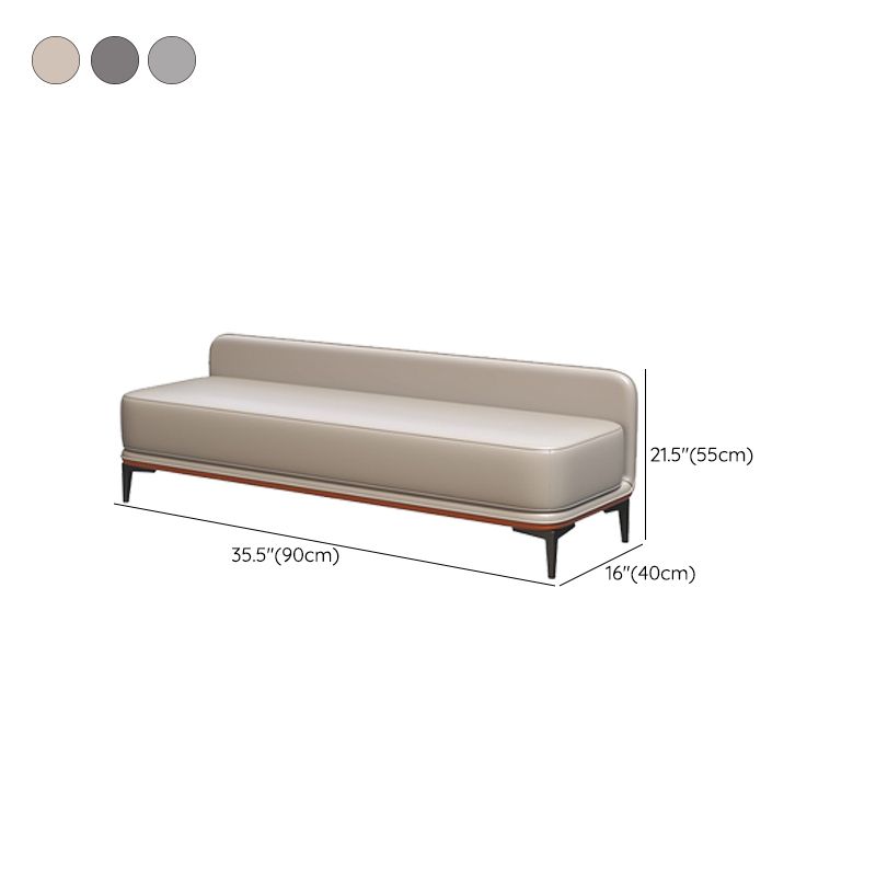 Modern Style Cushioned Seating Bench Rectangle Entryway and Bedroom Bench Clearhalo 'Benches' 'Chairs & Seating' 'furn' 'furn_benches' 'Furniture' 'Living Room Furniture' 1200x1200_dc8513c7-9093-4d5b-9b07-c6163c462e02