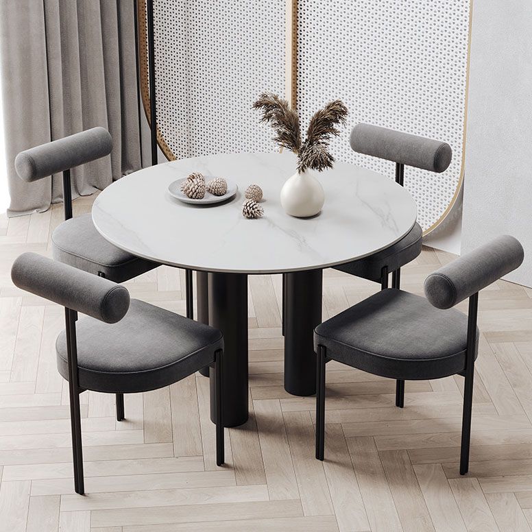 Glam – chaise de salle à manger en velours, mobilier d'appoint à dossier ouvert, finition mate pour l'intérieur