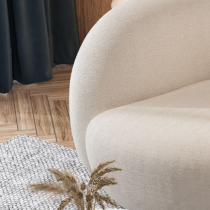 Beige Contemporary Standard Armless Sofa Curved Sofa for Living Room, Apartment Clearhalo 'furn' 'furn_sofas' 'Furniture' 'Living Room Furniture' 'Sofa' 'sofas' 1200x1200_dc86b03a-ffa3-4b61-82e9-b5b9cd3c6647