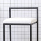 Indoor Modern Upholstered Counter Height Stool Footrest Low Back Bar Stool