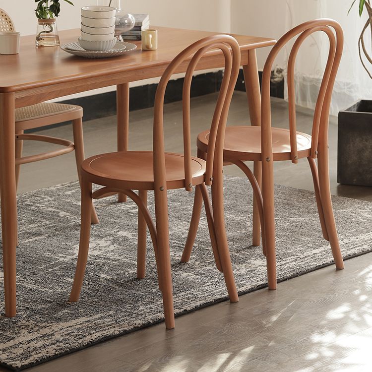 Scandinavian Style Windsor Back Side Chair for Home Wood Dining Chairs Clearhalo ' kitchen&dining_furn' 'Dining Chairs' 'Dining Tables & Seating' 'dining_chair' 'furn' 'furn_dining_chair' 'Furniture' 'furniture_dining_chair' 'Kitchen & Dining Furniture' 'kitchen' 1200x1200_dc941615-b70b-4c7b-a4d9-08a0e3b86aa5