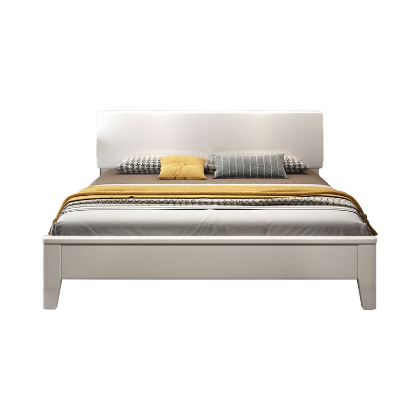 Scandinavian Wood Bed Frame Custom Gold Legs Standard Bed for Bedroom Clearhalo 'Bedroom Furniture' 'Beds' 'furn' 'furn_beds' 'Furniture' 1200x1200_dc94c2bb-52ff-40e1-a109-b04ba6b3f3f2