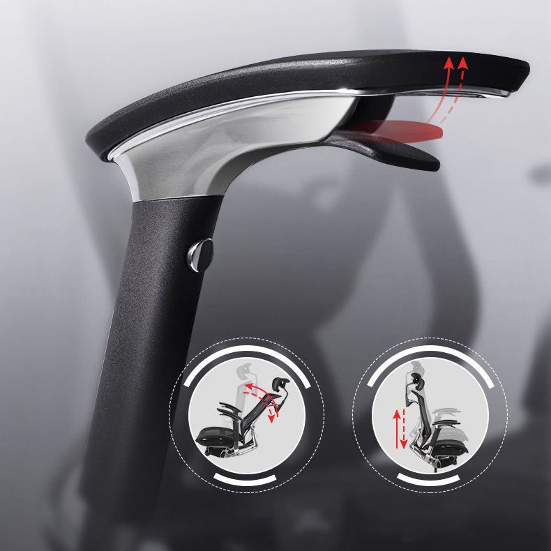 Moderne bureaustoel verstelbare stoelhoogte verwijderbare wapenstoel met wielen met wielen