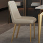 Glam Dining Table Set 1/5/7 Pcs Sintered Stone and Metal Dining Table with Armless Chairs Clearhalo 'Dining Room Sets' 'Dining Tables & Seating' 'dining_room_set' 'furn' 'furn_dining_room_set' 'Furniture' 'Kitchen & Dining Furniture' 1200x1200_dc9acd4e-72db-4e30-9eeb-76bc2ccd5416