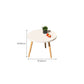 Modern Wood Side Table Bedroom No Distressing End Table with 4 Legs Clearhalo 'Coffee & Accent Tables' 'Coffee Tables' 'coffee_tables' 'furn' 'furn_coffee_tables' 'Furniture' 'Living Room Furniture' 1200x1200_dc9c857b-0f50-4dee-97bd-aa6c29e173f7