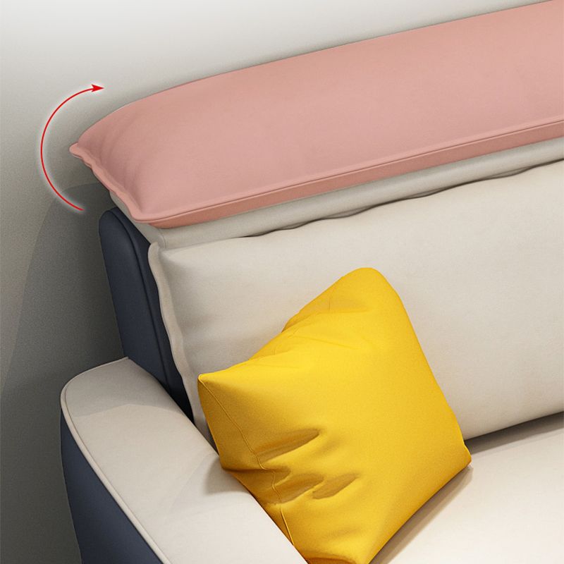 MODERNE 33.46 "H faux cuir carré canapé de bras et chaise pour le salon