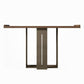 Rectangle Modern Console Table Brown/Black Wood Console Sofa Table Clearhalo 'Console Tables' 'console_tables' 'Entry & Mudroom Furniture' 'furn' 'furn_console_tables' 'Furniture' 1200x1200_dca024cf-7b58-4b5b-9caa-8882b5fd5740