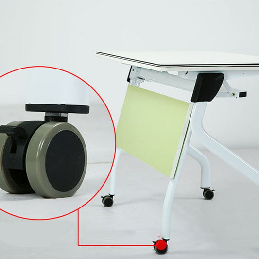 Bureau d'écriture rectangulaire contemporain bureau de bureau en bois avec jambes