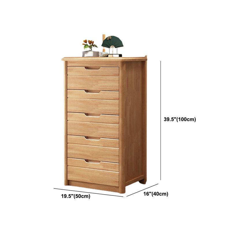 Traditionele vaste houten lingerie kist zachte close laden slaapkamer opbergkast