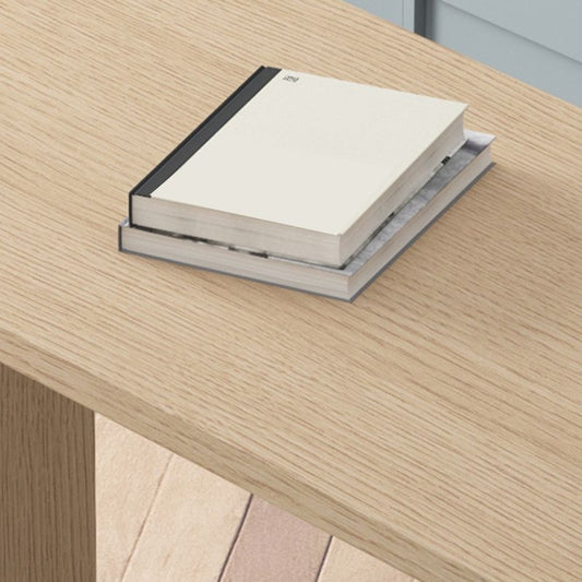 Banda da bar da barra da bar in legno contemporaneo con doppio piedistallo