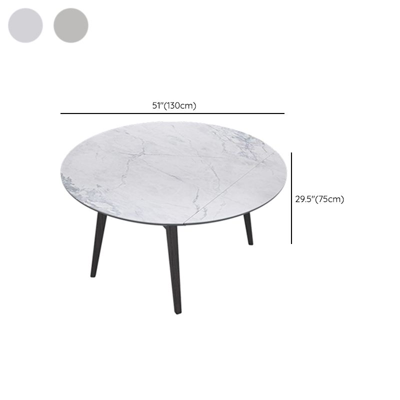 Set da tavolo da pranzo in pietra in pietra opaco 1/2/5/7 PC set di dinette moderna