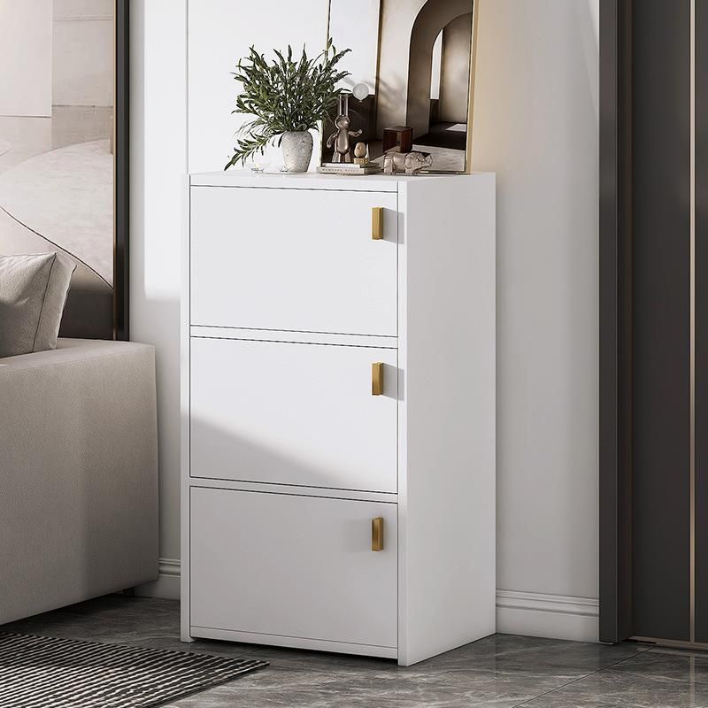 Modern Rectangle Chest White Wood Storage Cabinet with Drawer Clearhalo 'Cabinets & Chests' 'cabinets_chests' 'furn' 'furn_cabinets_chests' 'Furniture' 'Living Room Furniture' 1200x1200_dcaa480f-a138-4df2-9c47-d1fbefe5e534