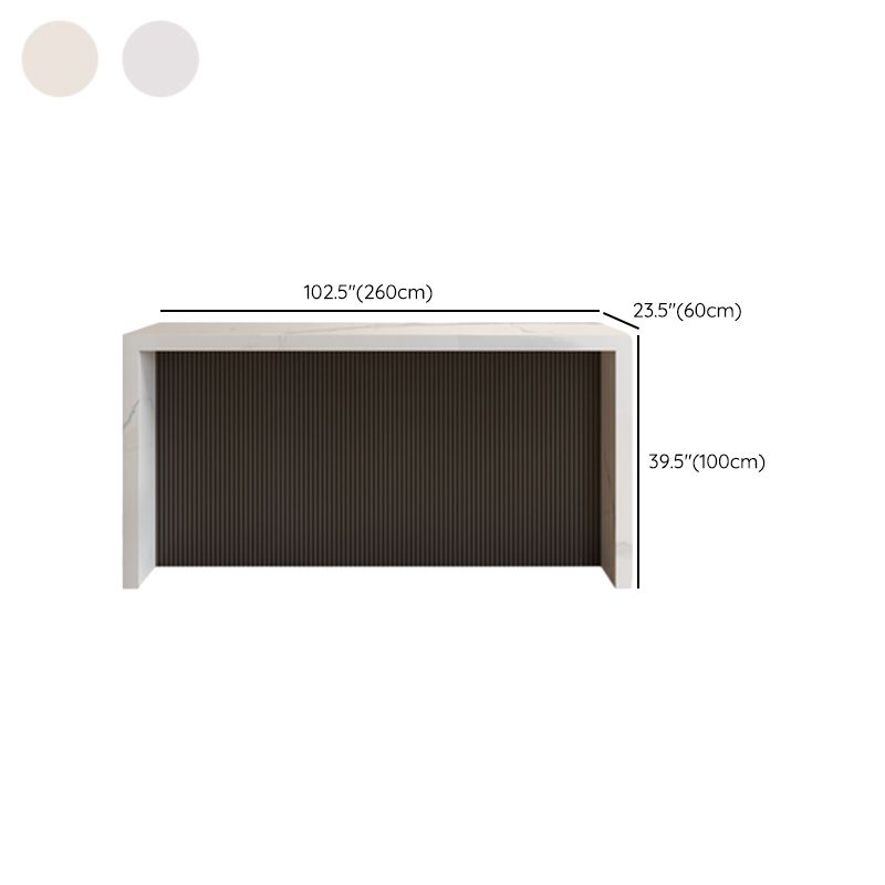 Glam Style Bar Table Faux Marble Rectangle Bar Dining Table for Living Room Clearhalo 'Bar Furniture' 'Bar Tables' 'bar_tables' 'furn' 'furn_bar_tables' 'Furniture' 'Kitchen & Dining Furniture' 1200x1200_dcab5c29-3c3f-4673-90f1-b232e141550f