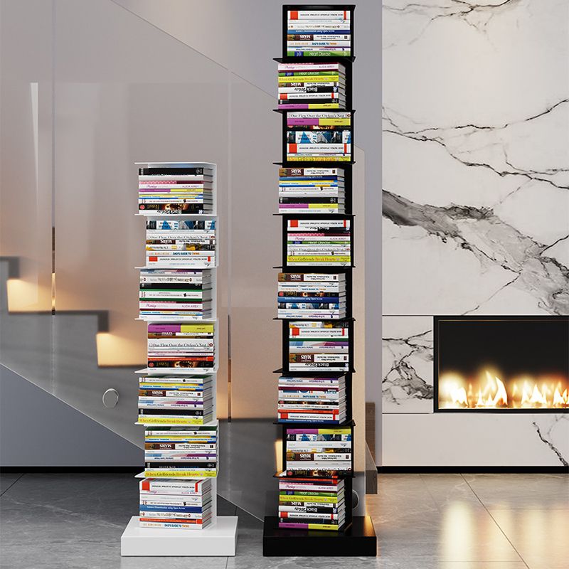 Metal Geometric Bookcase Modern Style Closed Back Book Shelf for Home Office Clearhalo 'Bookcases' 'furn' 'furn_bookcases' 'Furniture' 'furniture_bookcases' 'Office Furniture' 1200x1200_dcabb543-f37f-4d09-9cd0-e053ef30fa65