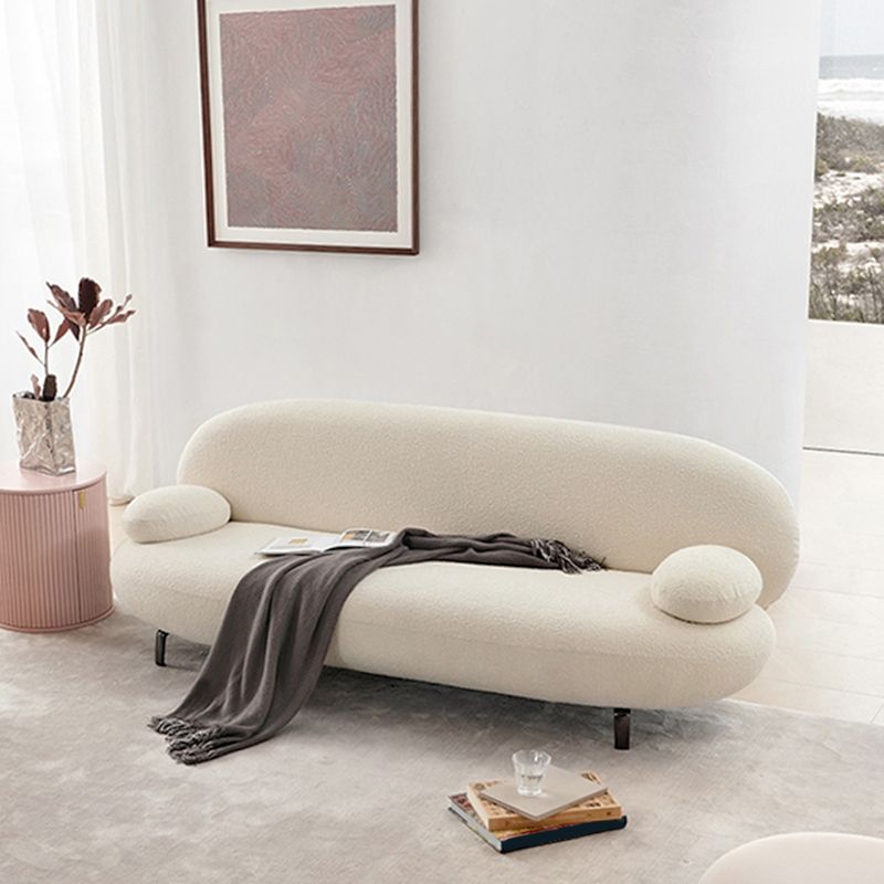 29.52" Wide Contemporary Sofa Recessed Arm Sofa for Living Room