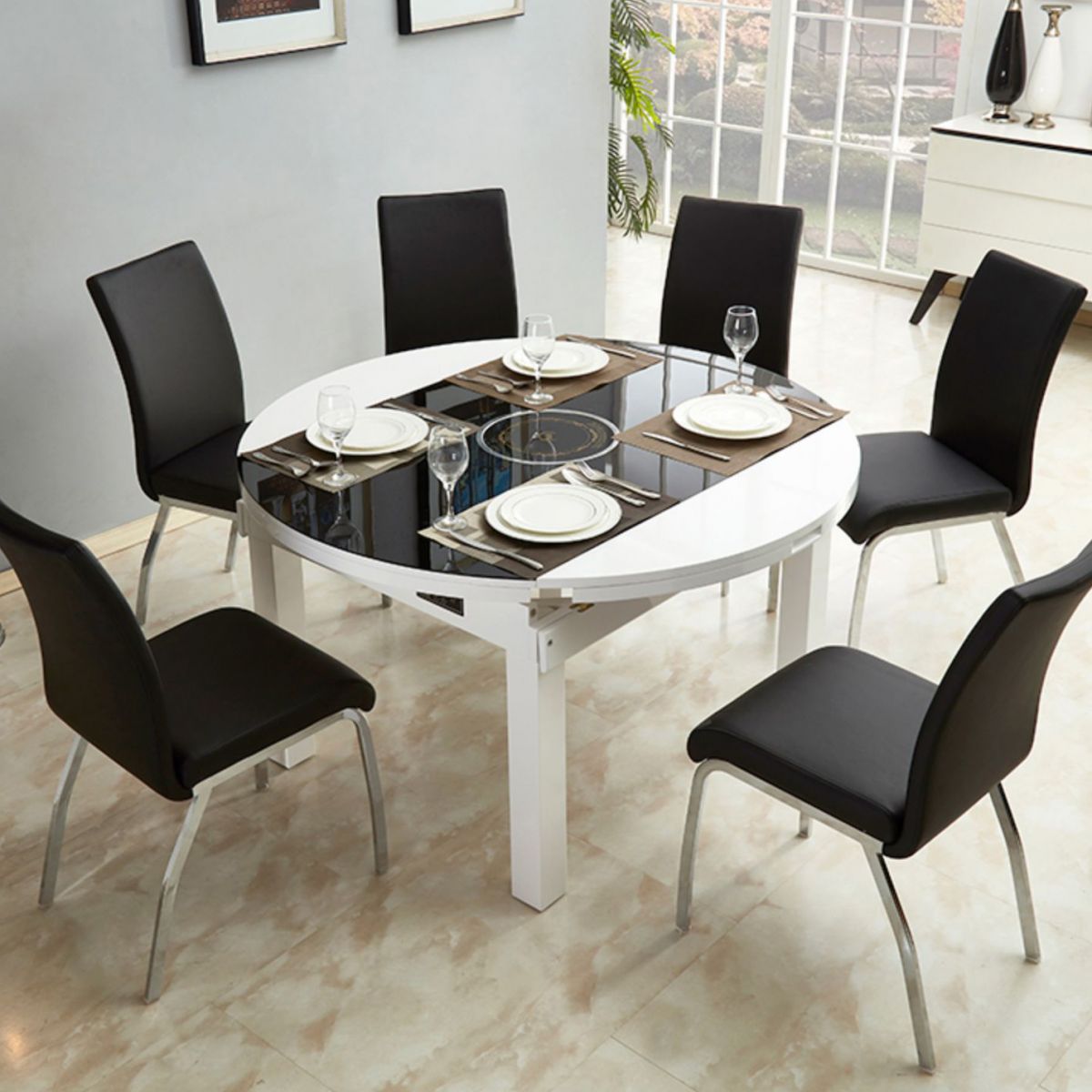 Glam PU Leather Dining Armless Chair Metal Dining Room Chairs for Home Use Clearhalo ' kitchen&dining_furn' 'Dining Chairs' 'Dining Tables & Seating' 'dining_chair' 'furn' 'furn_dining_chair' 'Furniture' 'furniture_dining_chair' 'Kitchen & Dining Furniture' 'kitchen' 1200x1200_dcb17d0f-4808-4c25-96de-79c9f604694d