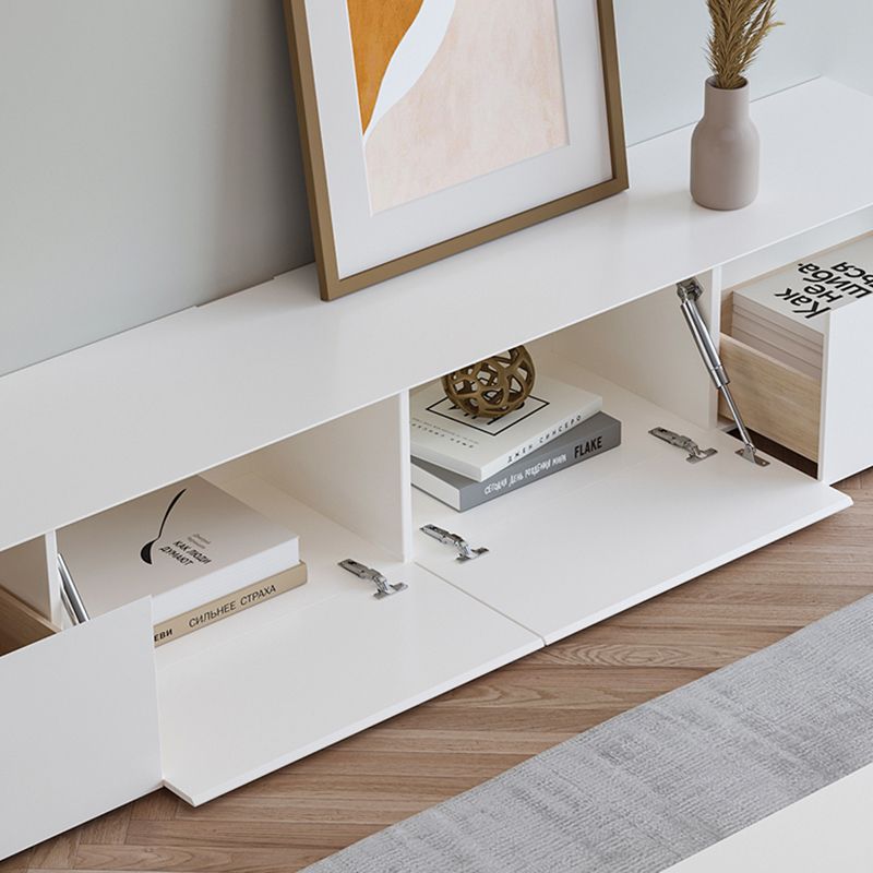 Contemporary Media Console Wooden TV Media Console with Drawers Clearhalo 'furn' 'furn_tv_stands_entertainment_centers' 'Furniture' 'Living Room Furniture' 'TV Stands & Entertainment Centers' 'TV Stands & Media Storage Furniture' 'tv_stands_entertainment_centers' 1200x1200_dcb184b5-c64a-4f30-b79e-57ab2baf06aa